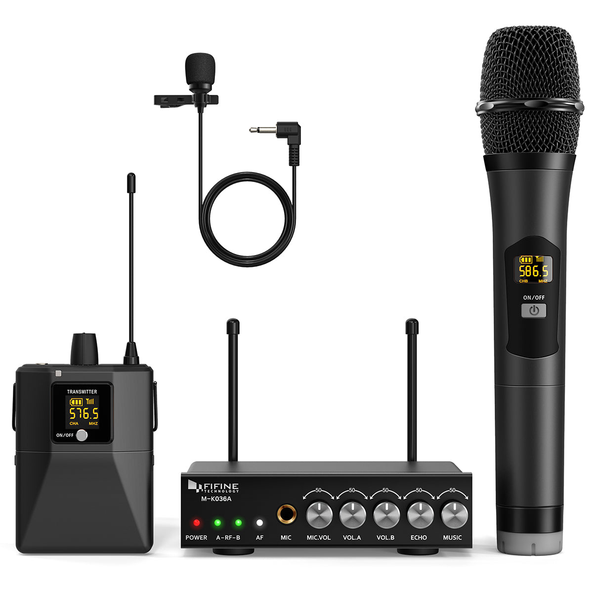 UHF Wireless K036A Karaoke DJ Dynamic Handheld KTV Microphone,Church Speech Studio Singing Recording Microphone