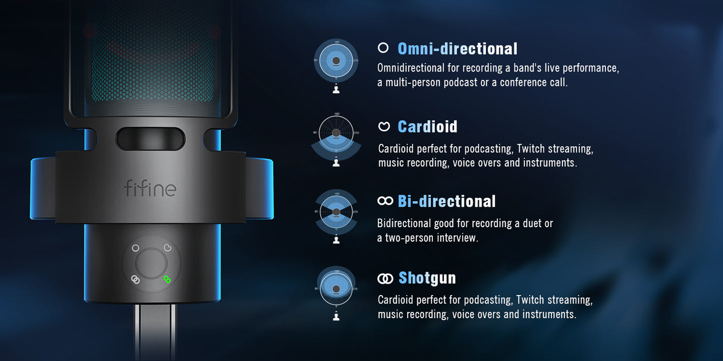 Ampligame A8 Plus Broadcast Microphone Game Microfono Condensador Recording Condenser Mic RGB Gaming Microphone