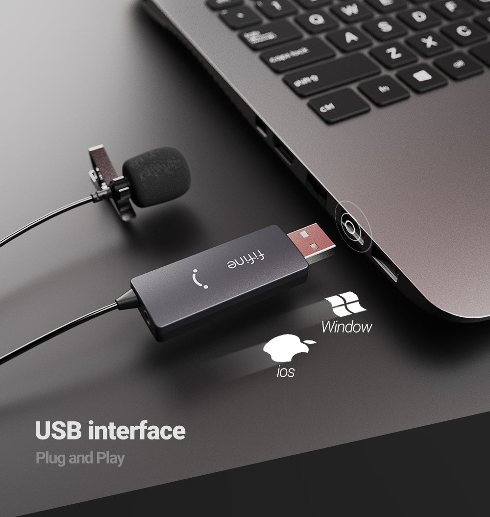 Usb Podcast Microphones Computer Lapel Microphone Recording Lavalier Mic Microphone