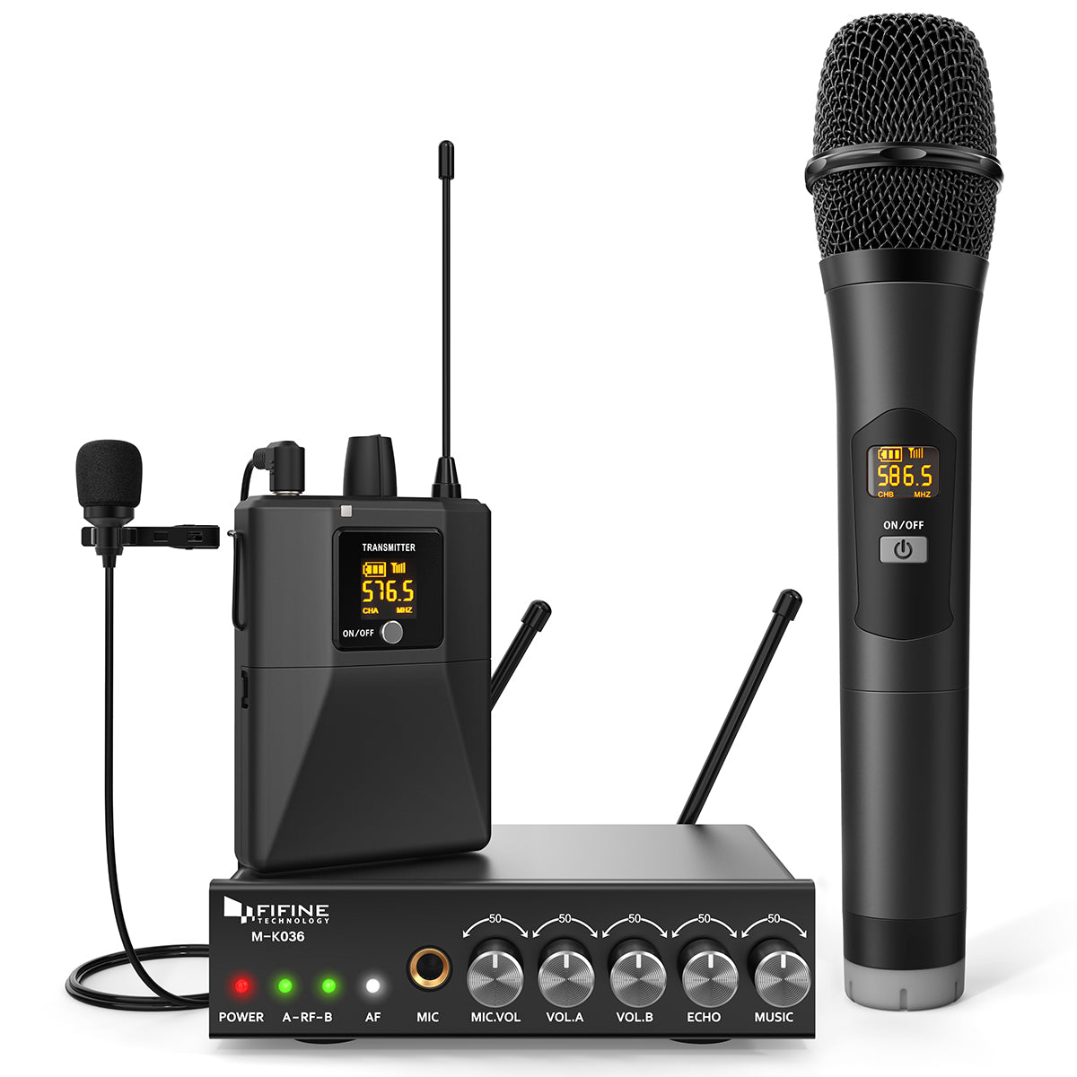 UHF Wireless K036A Karaoke DJ Dynamic Handheld KTV Microphone,Church Speech Studio Singing Recording Microphone