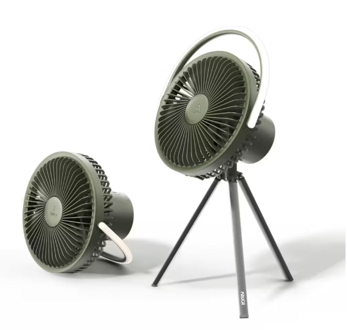 Kruca Ultrasonic Insect Repellants Outdoor Fan - Khaki Green